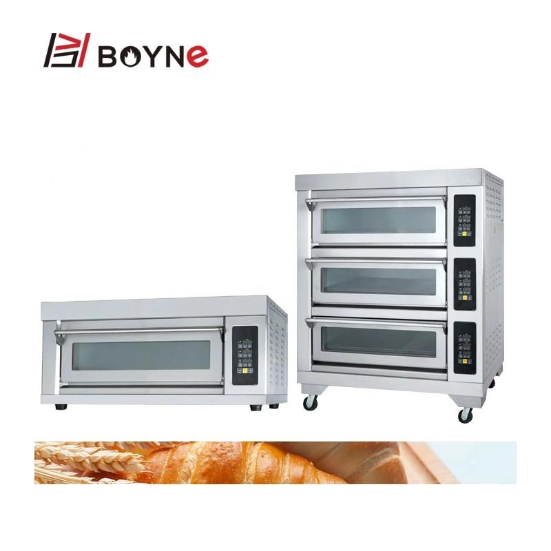 MID-End Microcomputer Controlled One Deck Two Trays Electric Oven