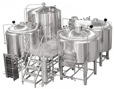 High Efficiency Beer Plant Brewing Equipment 600L Hot Liquor Brewing Equipment