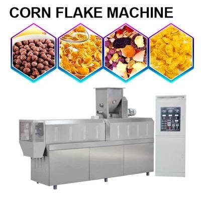 Extrusion Corn Flakes Instant Puff Crunch Cereal Snacks Food Extruding Machines Process ...