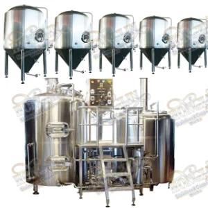 2000L 1000L 15hl Beer Equipment Processing Brewery Equipment with Mash Tun/Lauter Tun