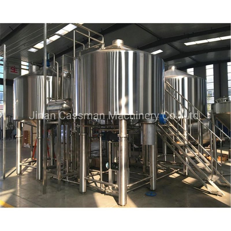 Cassman Commercial 3000L 5000L Brewing System Beer Brewery for Turnkey Factory