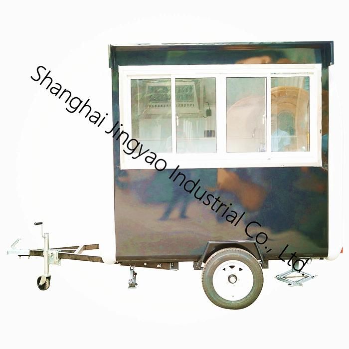 Stainless Steel Fashionable Appearance Caravan Trailer Fast Food Trailer for Sale