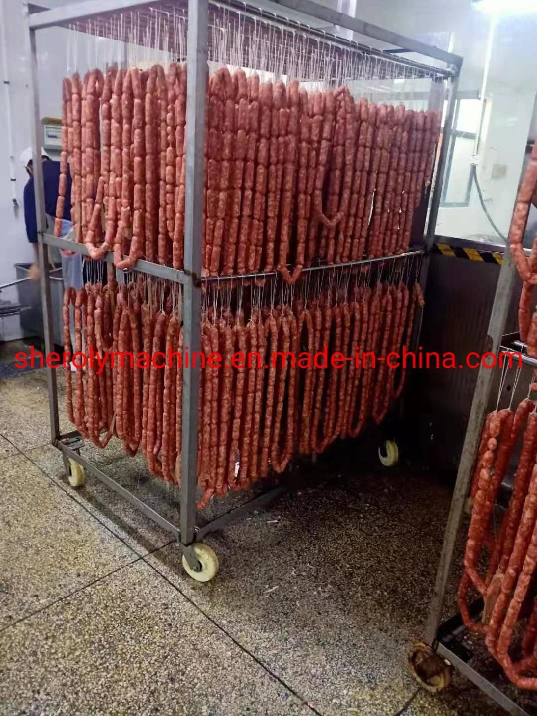 PLC Control Chicken Duck Sausage Fish Meat Smokeoven Machine