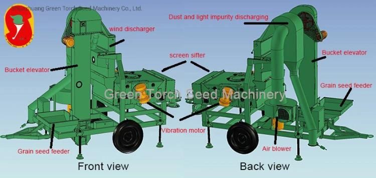 Seed Grain Bean Vibrating Cleaning and Grading Machine