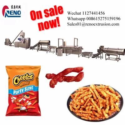 Ce Standard Full Automatic Corn Snacks Nik Naks Making Extruder