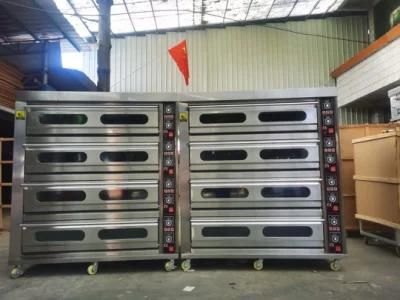 Baking Machine 4 Deck 16 Tray Gas Oven for Toast