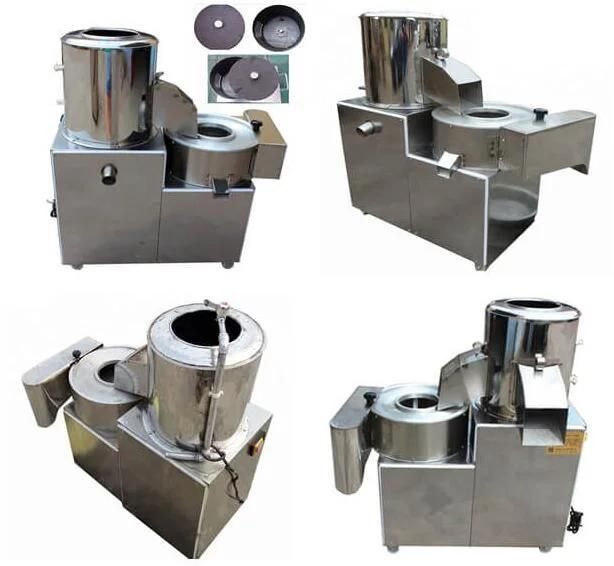 Automatic Washing Peeler Cutter Potato Peeling and Cutting Machine