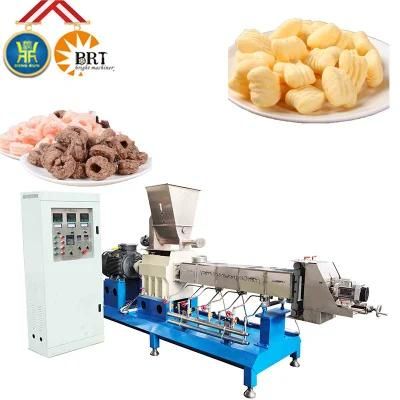 Twin Screw Large Output Price Puffed Food Making Machines Factory.