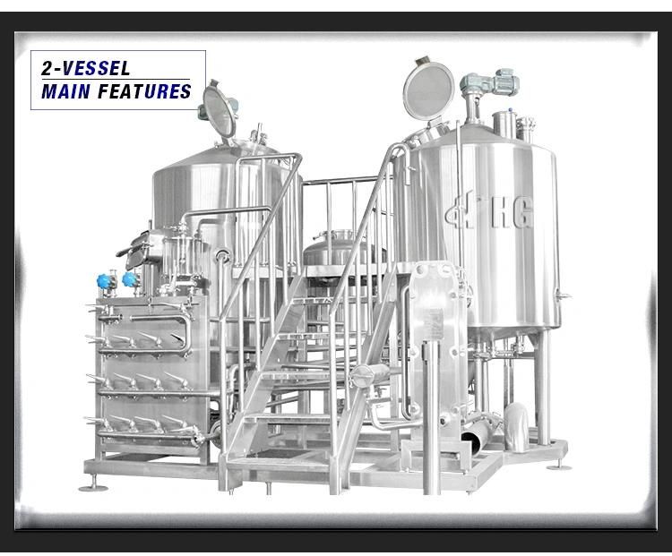 1000L Brewery Equipment Turnkey Beer Brewery Plant China Beer Equipment