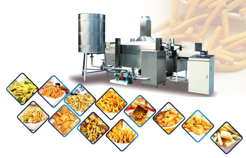 Easy-Operation Bugles Chips Equipment/Fried Chip/Fried Bugle Chips Processing Line