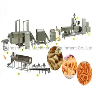 Double Screw Chips Pellet Equipment Doritos Snacks Food Production Line