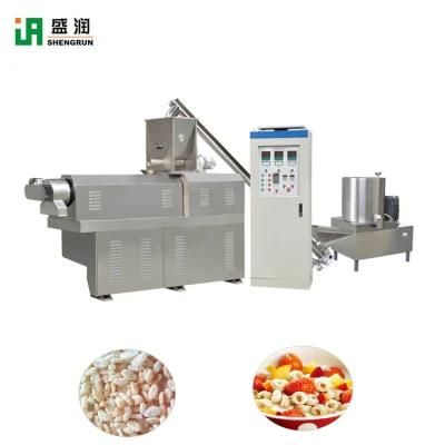 Rice Snack Extruder Machinery Corn Puff Snack Production Line Factory