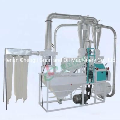 100-400kg/H Wheat Flour Mill Milling Machines Self-Feeding Roller Maize Corn Flour Mill ...