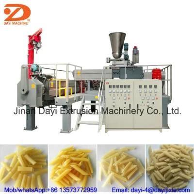 2D Snack Pellet Slanty Chips Extruder Production Machine Line