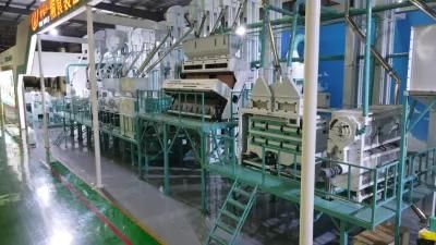 Manufacture Rice Milling Machine 50-150tpd Complete Set of Platform Auto Rice Milling ...