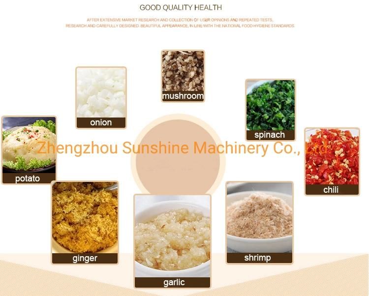 Shrimp Ginger Mushroom Onion Chilli Potato Chopper Cutter