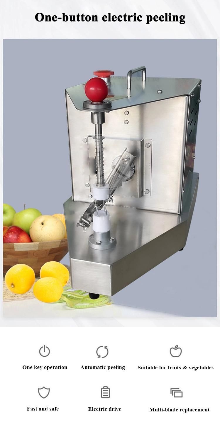 Electric Potato Fruit Skin Blade Stainless Steel Orange Industrial Multifunctional Fruit Peeler