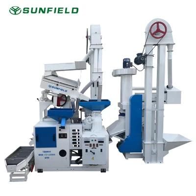 Sunfield 15tpd Mini Complete Rice Milling Processing Destoner Processing Mill Machine for ...