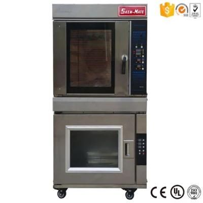 Industry Bread Baking Oven Toast Baguette Pizza Proofing Oven 5 Trays Hot Air Circulation ...