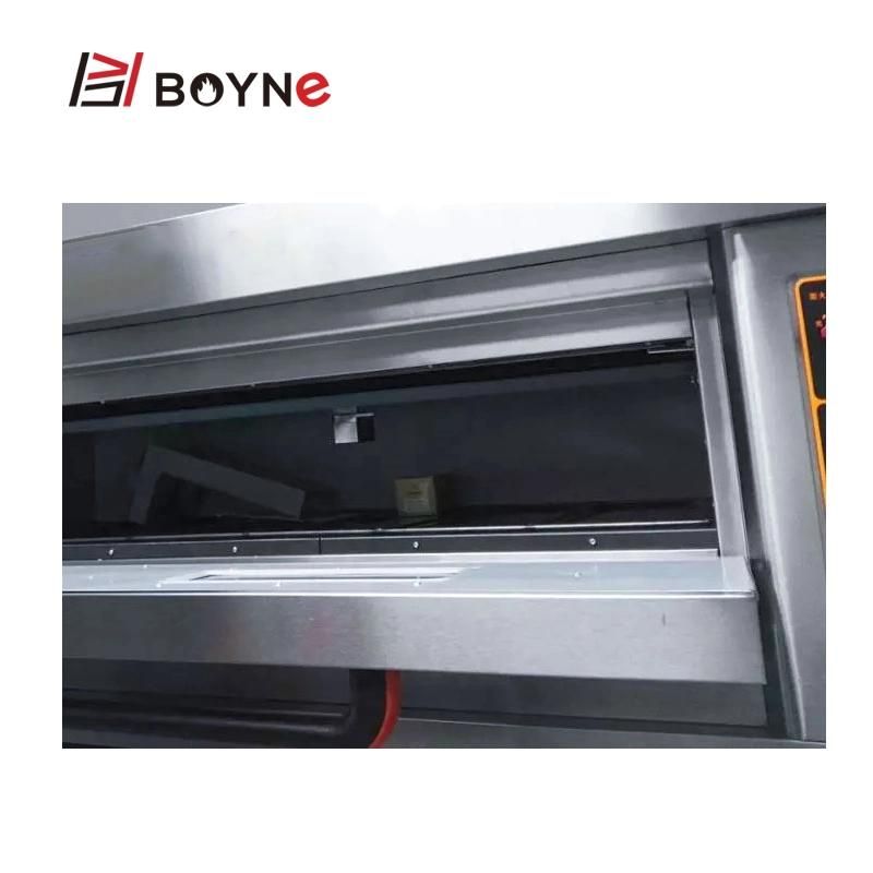 Commercial Bakery Shop Gas One Deck Three Trays Baking Oven Machine