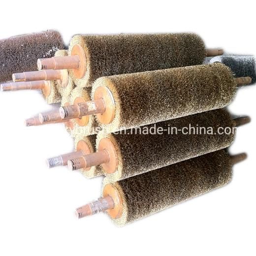 PP Material Strip and Crimped Wire Cleaning Roller Brush (YY-091)