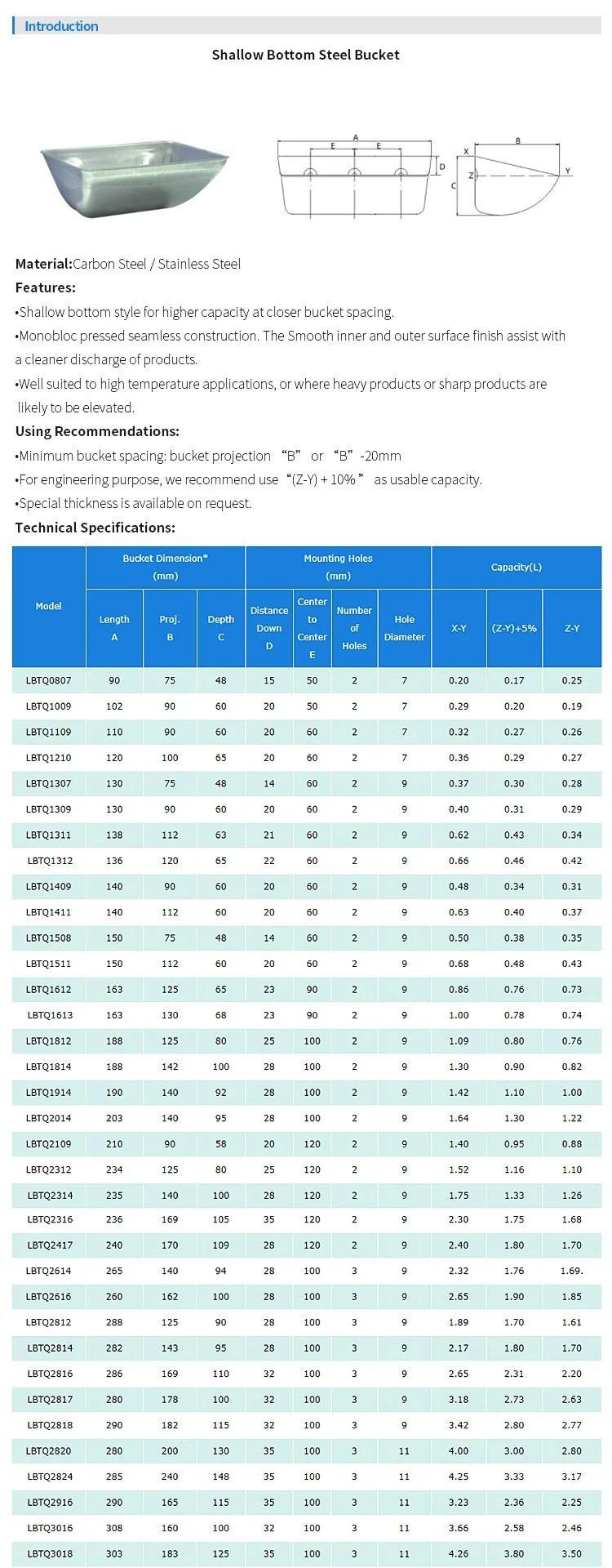 MD2313 Plastic Bucket Use for Elevator Rice Mill Machine