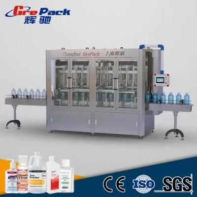 Automatic Bottled Alcohol Shaving Shower Hand Wash Gel Sanitizer Liquid Filling Machine