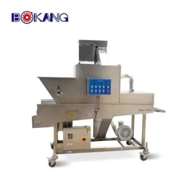 Continuous Burger Patty Making Flouring Preduster Flour Coater Machine