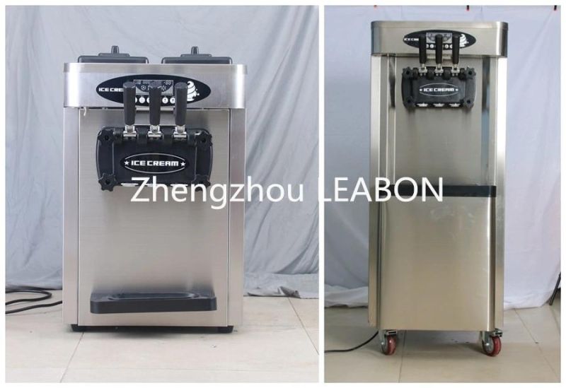 Snack Machines Desktop Three Flavor Soft Ice Cream Maker Machine