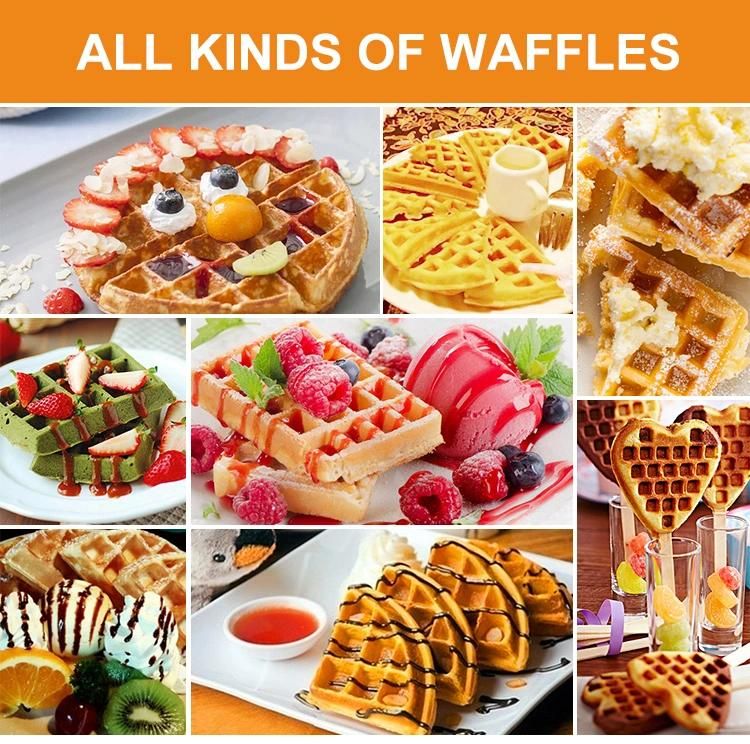 Satinless Steel Square Waffle Baker Machine for Wholesale