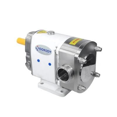 Hygienic Positive Displacement Rotor Pump SS316L Food Rotary Lobe Pump for Diary Beverage ...