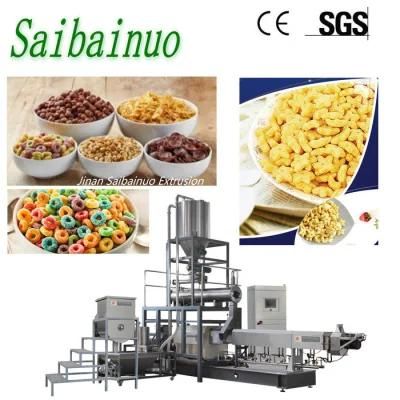 Twin Screw Extruded Corn Flakes Machine