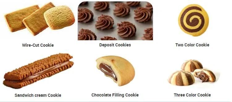 Fully Automatic Big Capacity Soft Biscuit Cookies Making Machine Production Line Factory