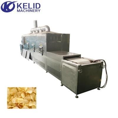 Tunnel - Belt Snacks Food Chips Baking Drying and Sterilization Machine