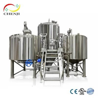 200L 300L 500L 3bbl 5bbl Beer Making Equipment with Touch Screen Control
