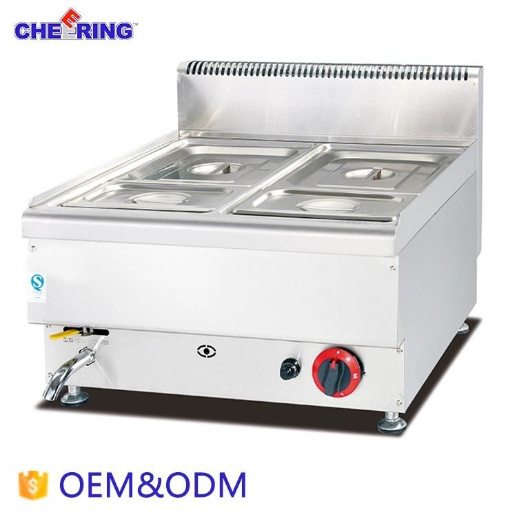 Commercial Use Counter Top Gas Bain Marie