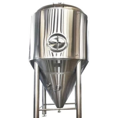 3000L SUS 304 Conical Fermenter Beer Fermentation Tank