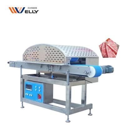 304 Stainless Steel Automatic Haslet Pig Lamb Meat Slicer Machine Thickness 3-50mm