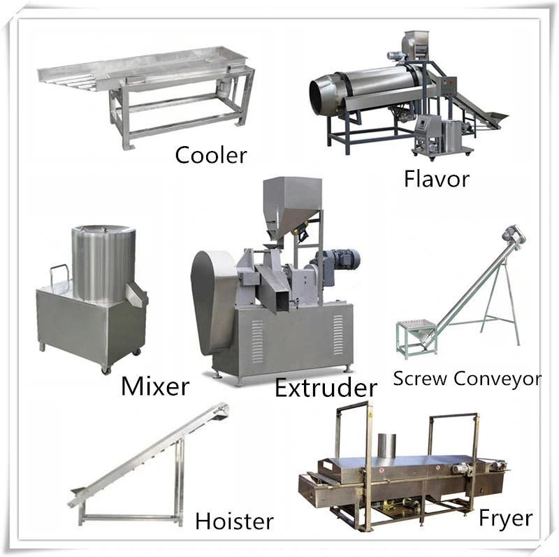 Fried Nik Naks Kurkure Cheetos Making Extruder Machine