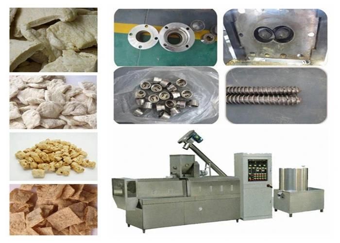 Automatic Soya Meat Soyabean Soya Protein Analog Food Snacks Production Equipment