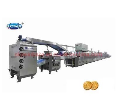 Skywin Industrial Hard and Soft Cookies Biscuits Snack Food Machine Production Line for ...