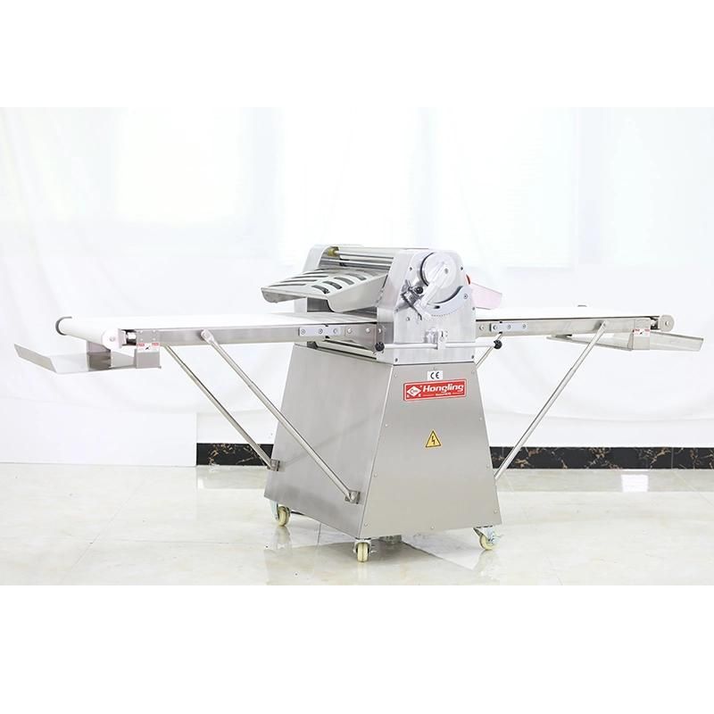 Hongling 630mm Full Ss Type Roller Sheeter Pizza Bread Croissant Pastry Sheeter