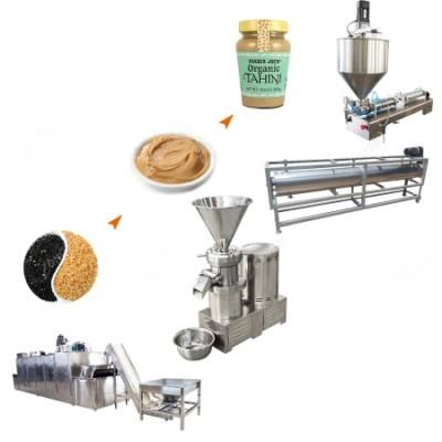 Longer Sesame Seeds Drying Cleaning and Grinding Machinery Line 100 Kg Per Hour Sesame ...