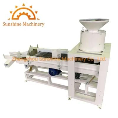 Inca Sacha Inchi Seeds Peeling Husk Shelling Machine Dehuller