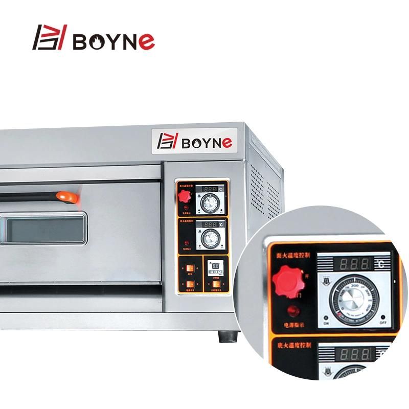Commercial Bakery Shop Gas One Deck Three Trays Baking Oven Machine