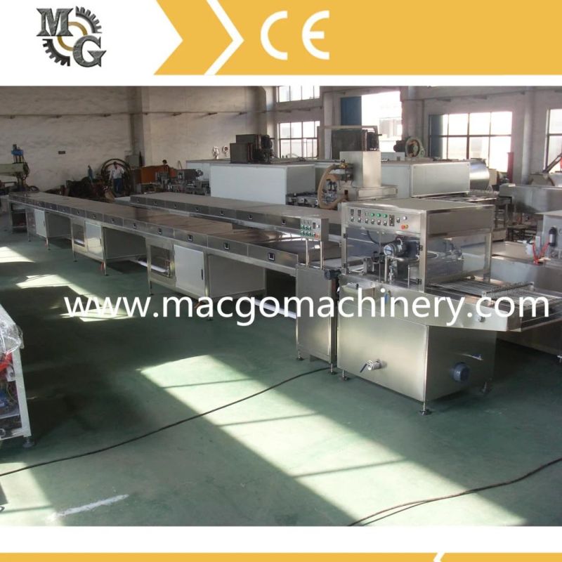Chocolate Enrober Machine with Cooling Tunnel/Automaitc Chocolate Coating Machine Made in China