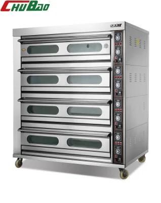 4 Deck 16 Tray Electric Oven for Commercial Restaurant Kitchen Baking Equipment Bakery ...