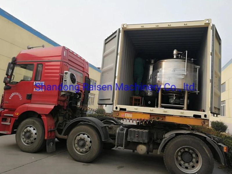 Raisen Brand Steam Heated 2 Vessel 2000L 2500L 3000L Mash System Brewhouse for Brewery