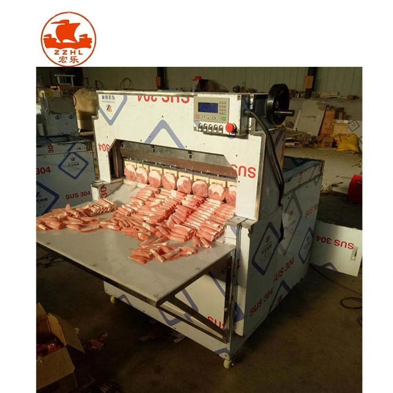 Automatic Horizontal Conveyor Cooked Meat Slicing Machine Meat Slicer