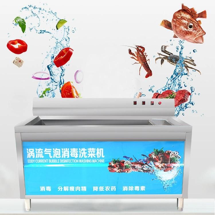 Industrial Fruit Vegetable Processing Vegetable Washer Ozone Automatic Bubble Fruit Washing Machine Vegetable Cleaner